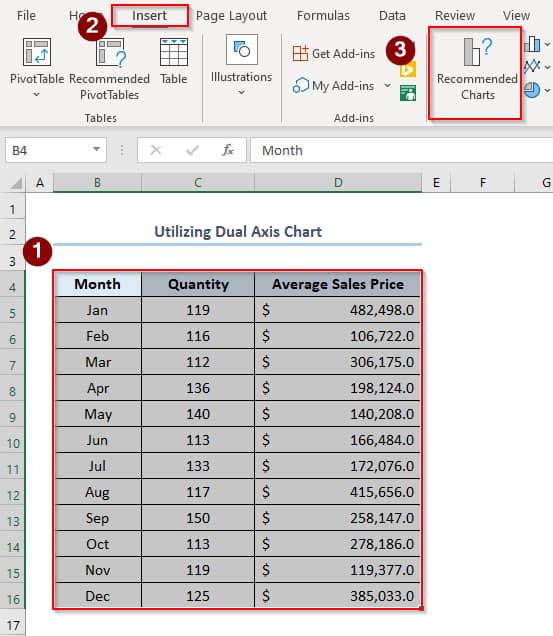 如何在 Excel 中添加辅助轴（3 种有用的方法） -第4张图片-嘻嘻笔记