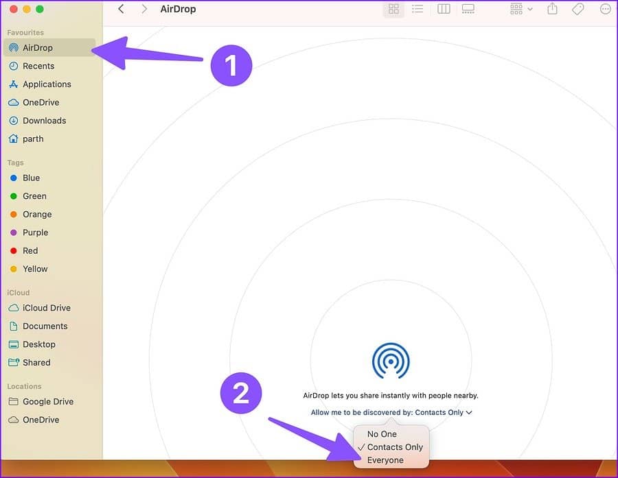 修复 MacBook 在 AirDrop 上不显示的 8 大方法-第4张图片-嘻嘻笔记