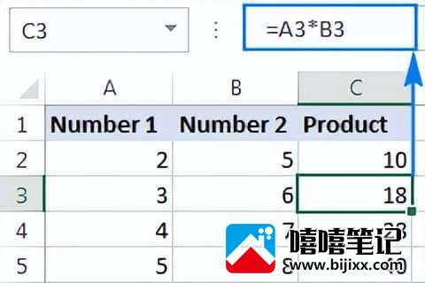 如何将 Excel 中的单元格与公式示例相乘-第4张图片-嘻嘻笔记