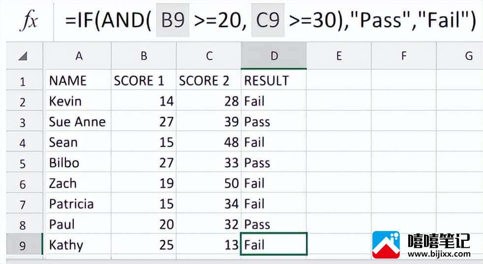 如何在 Excel 中使用条件公式-第1张图片-嘻嘻笔记