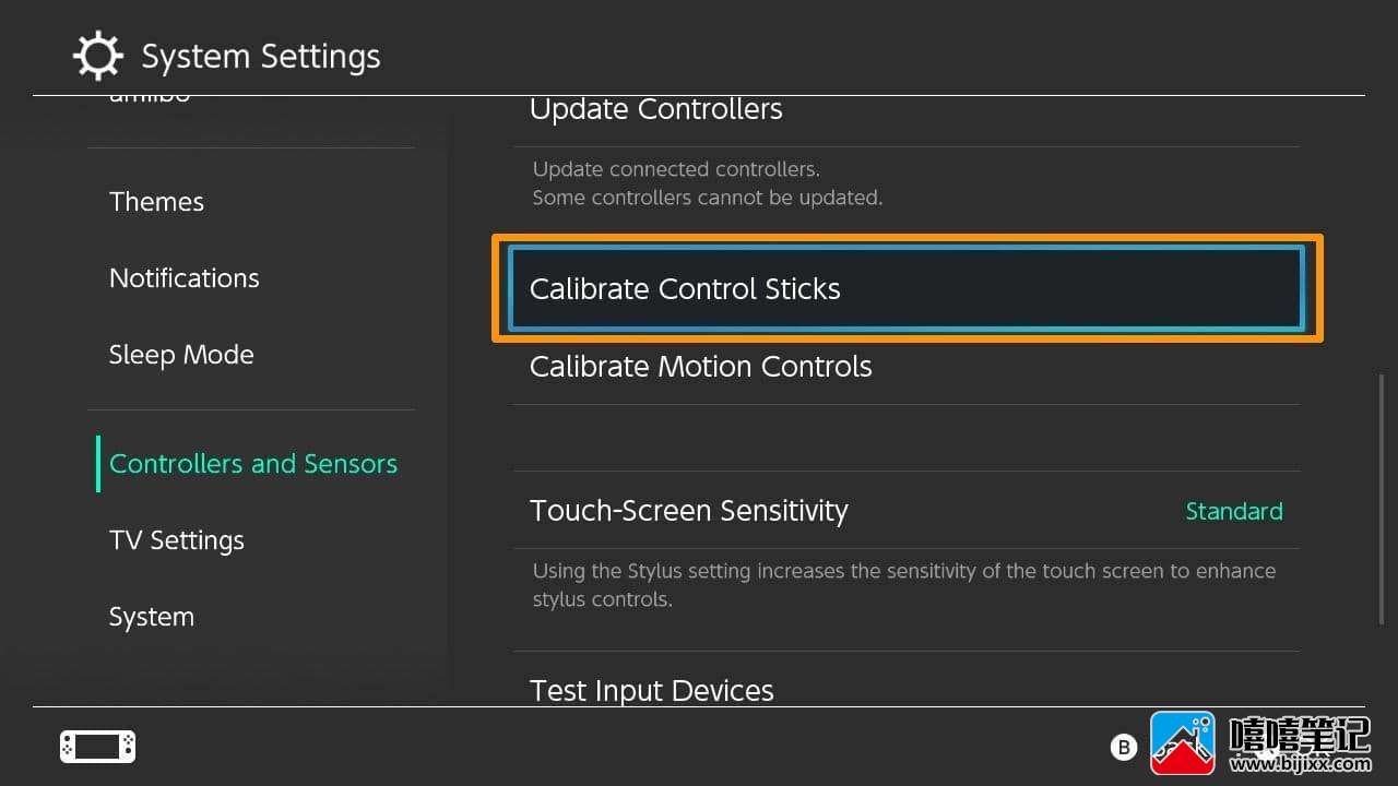 如何校准 Nintendo Switch 上的操纵杆以修复操纵杆漂移-第3张图片-嘻嘻笔记