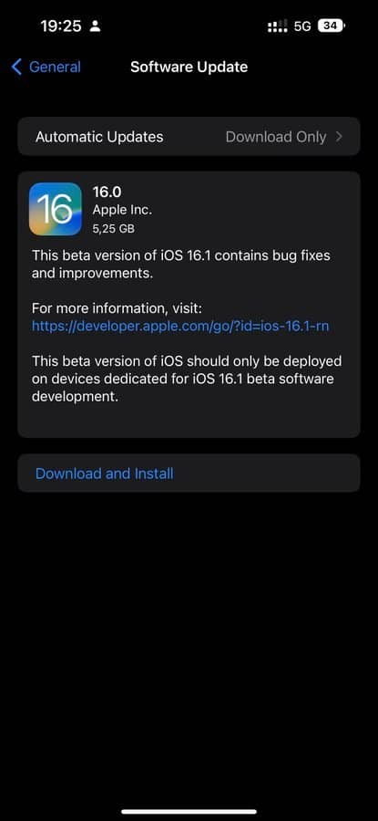 iOS 16.1：Beta 4 现已推出-第2张图片-嘻嘻笔记