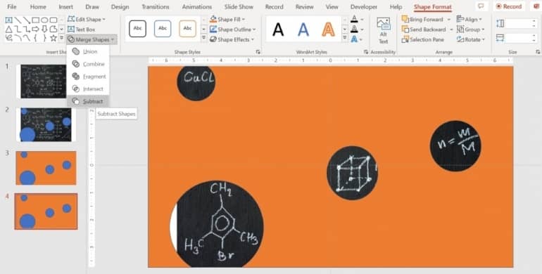 Microsoft PowerPoint如何使用形状和遮罩层暴露底层图片？-第6张图片-嘻嘻笔记