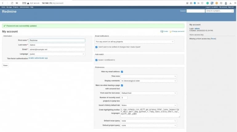 如何使用 Docker 部署 Redmine 项目管理应用程序-第3张图片-嘻嘻笔记