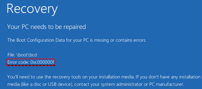 Windows 错误代码 0xc000000f 如何修复？-第2张图片-嘻嘻笔记