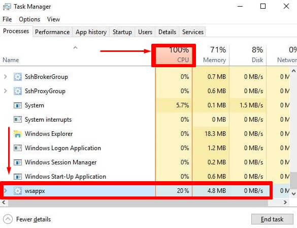 Wsappx是病毒吗？如何禁用Windows10中的Wsappx？-第2张图片-嘻嘻笔记