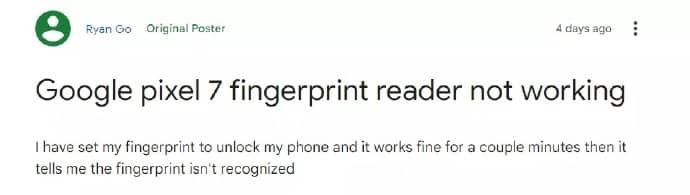 [修复] Google Pixel 7 & 7 Pro 指纹传感器不工作或注册缓慢-第2张图片-嘻嘻笔记