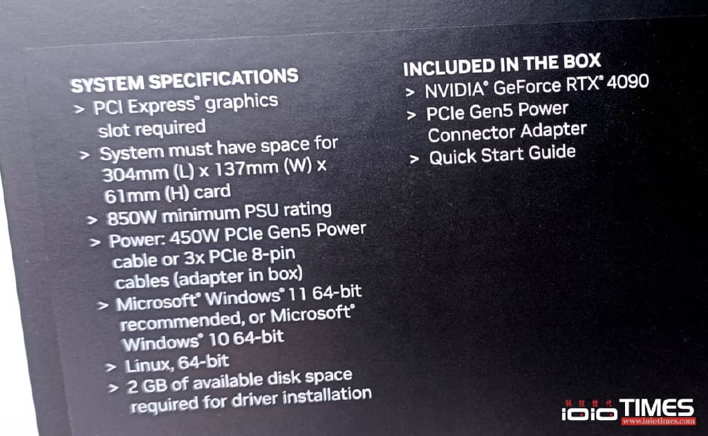 新一代显卡之王驾临、NVIDIA GeForce RTX 4090 Founders Edition创始版开箱实测-第23张图片-嘻嘻笔记