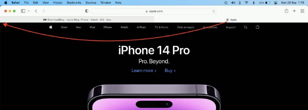 如何在iPhone、iPad和Mac上固定和取消选项卡？-第9张图片-嘻嘻笔记