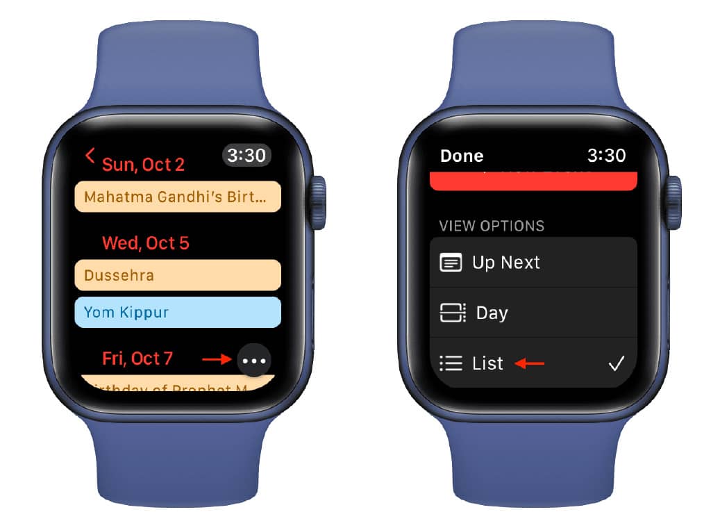 如何在iPhone、iPad和Apple Watch上以列表的形式查看日历事件？-第6张图片-嘻嘻笔记