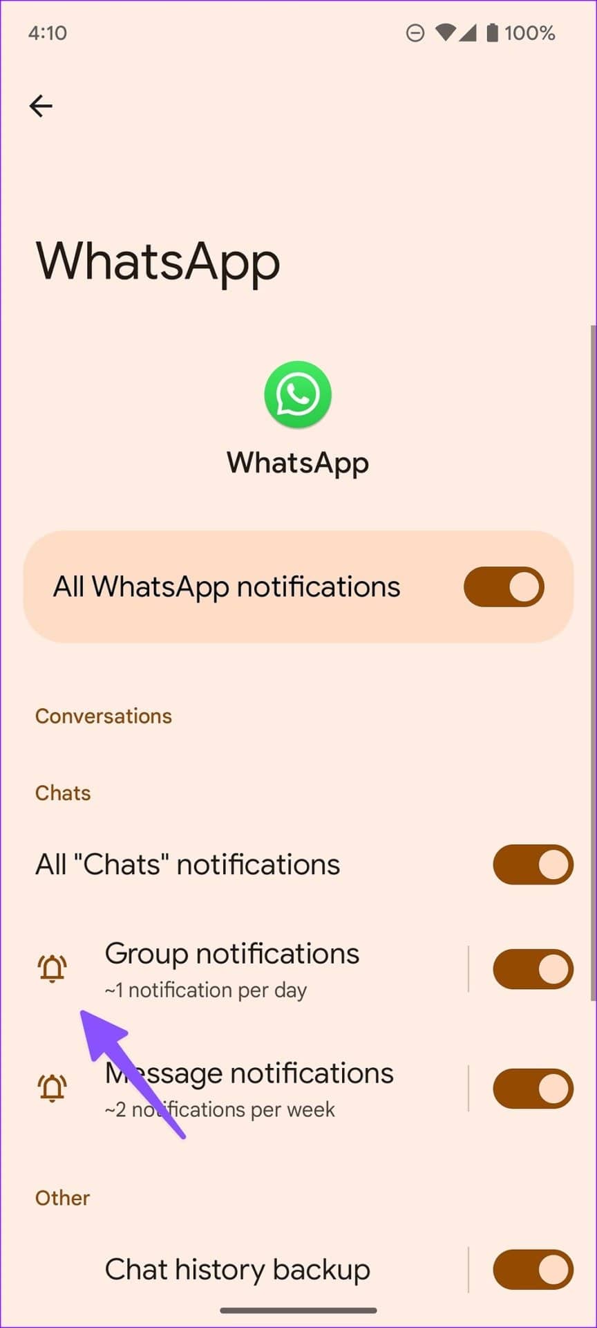 如何为 WhatsApp 上的特定联系人设置自定义通知声音-第18张图片-嘻嘻笔记