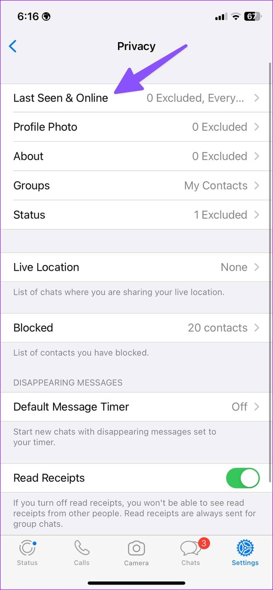 如何在移动和桌面上的 WhatsApp 中隐藏在线状态-第4张图片-嘻嘻笔记