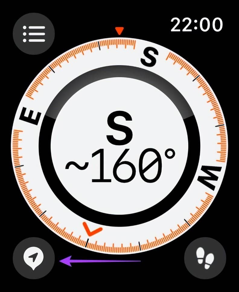 watchOS 9：如何在 Apple Watch 上使用指南针回溯和航点-第11张图片-嘻嘻笔记