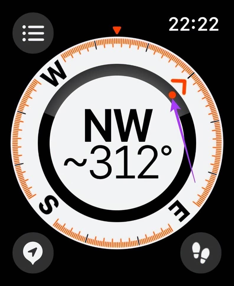 watchOS 9：如何在 Apple Watch 上使用指南针回溯和航点-第16张图片-嘻嘻笔记