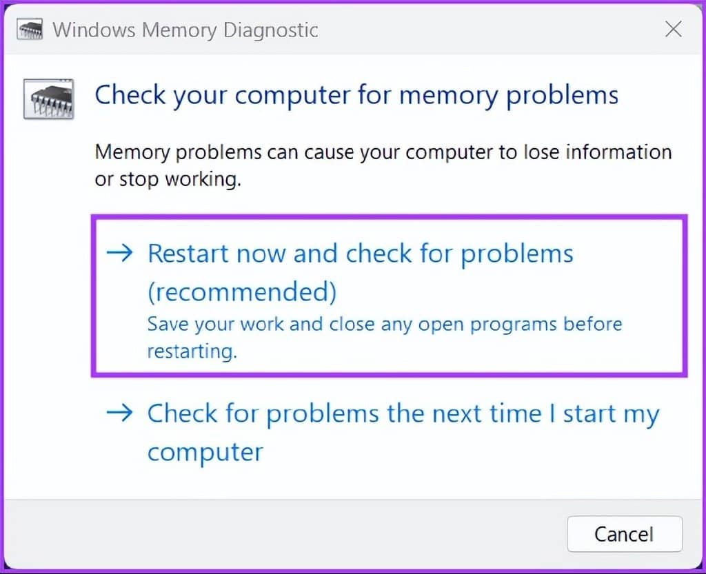 如何在 Windows 11 上使用 Windows 内存诊断工具-第4张图片-嘻嘻笔记