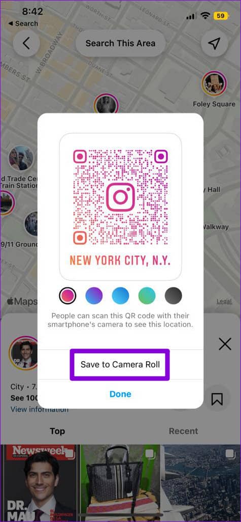 如何为 Instagram 个人资料、帖子、卷轴和位置创建二维码-第20张图片-嘻嘻笔记