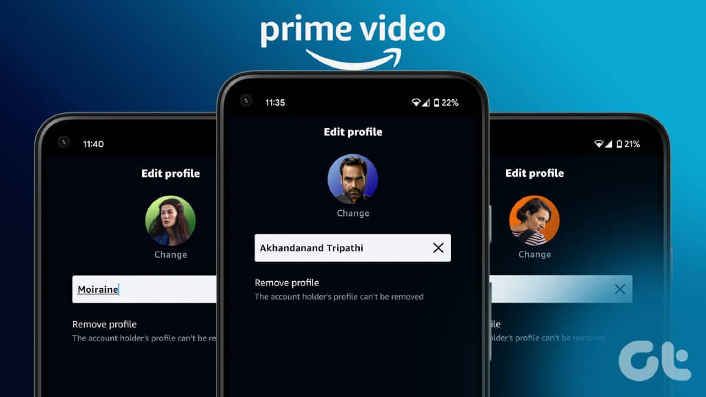 如何更改 Amazon Prime Video 上的个人资料图标