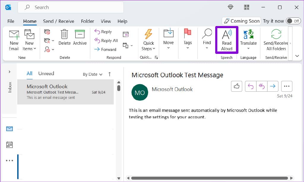 如何让 Microsoft Outlook 朗读电子邮件-第6张图片-嘻嘻笔记