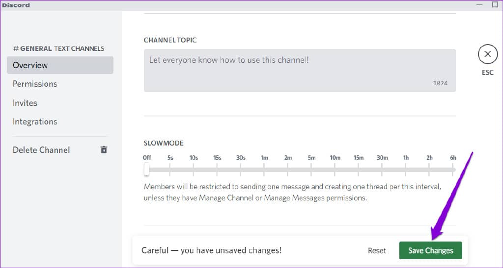 如何在 Discord 上启用或禁用慢速模式-第6张图片-嘻嘻笔记