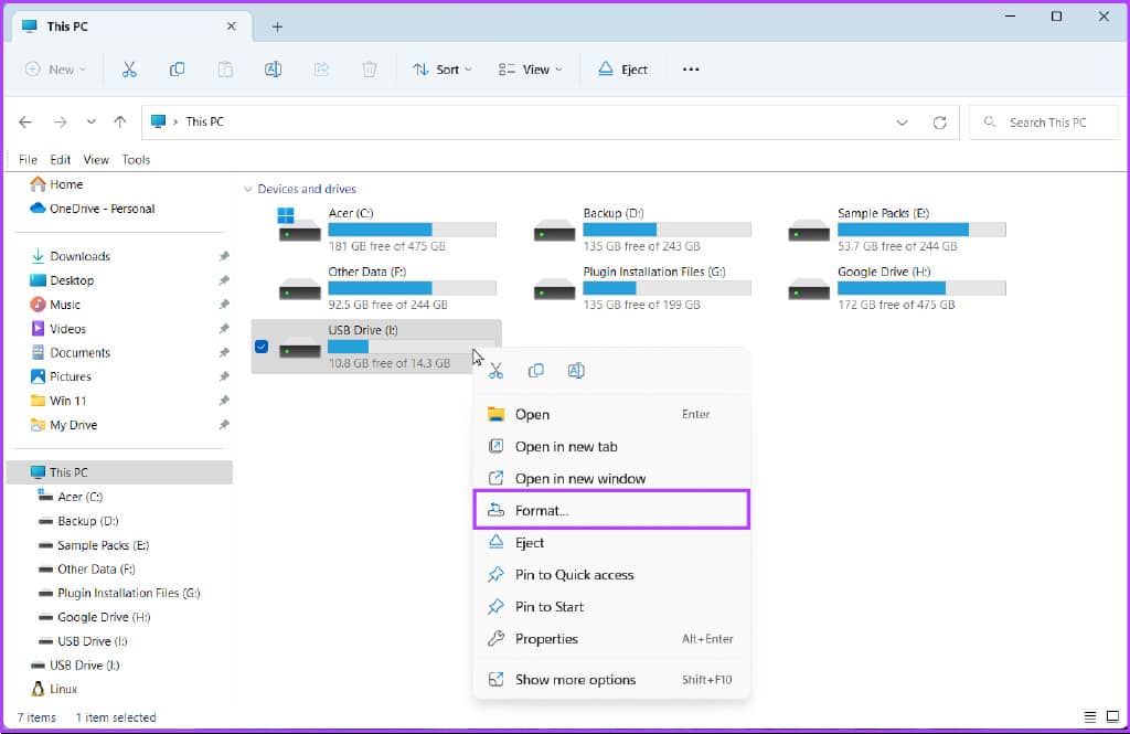 在 Windows 11 上格式化 USB 驱动器的前 5 种方法-第3张图片-嘻嘻笔记