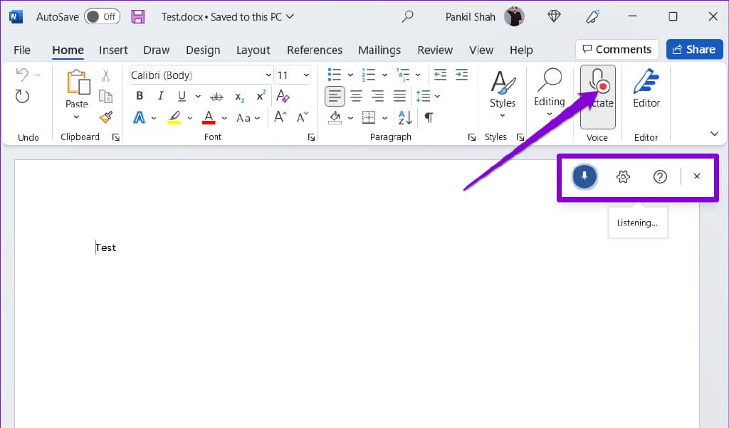 如何使用 Microsoft Word 中的听写工具-第3张图片-嘻嘻笔记