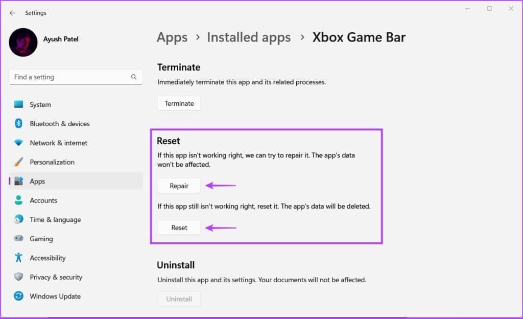 修复 Xbox Game Bar 在 Windows 11 上不工作的 5 大方法-第9张图片-嘻嘻笔记