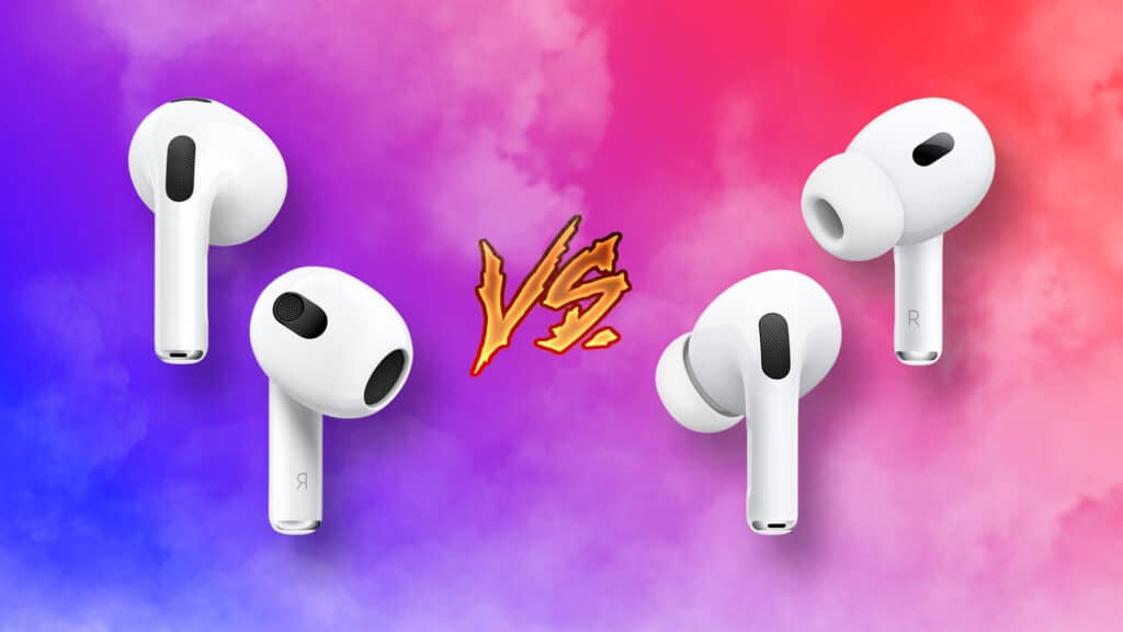 Apple AirPods 3 与 AirPods Pro 2：了解差异