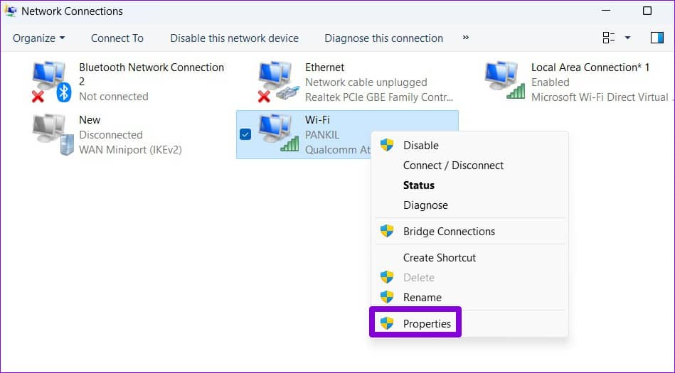 针对 Wi-Fi 在 Windows 11 上没有有效 IP 配置错误的 8 大修复-第5张图片-嘻嘻笔记