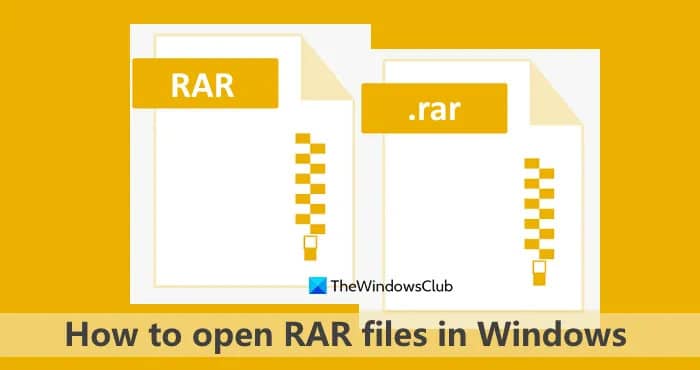 如何在 Windows 11/10 中打开 RAR 文件-第1张图片-嘻嘻笔记