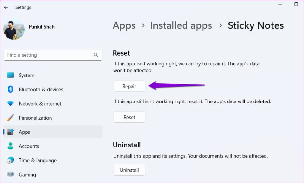 修复便笺应用程序在 Windows 11 上不工作的 6 大方法-第12张图片-嘻嘻笔记