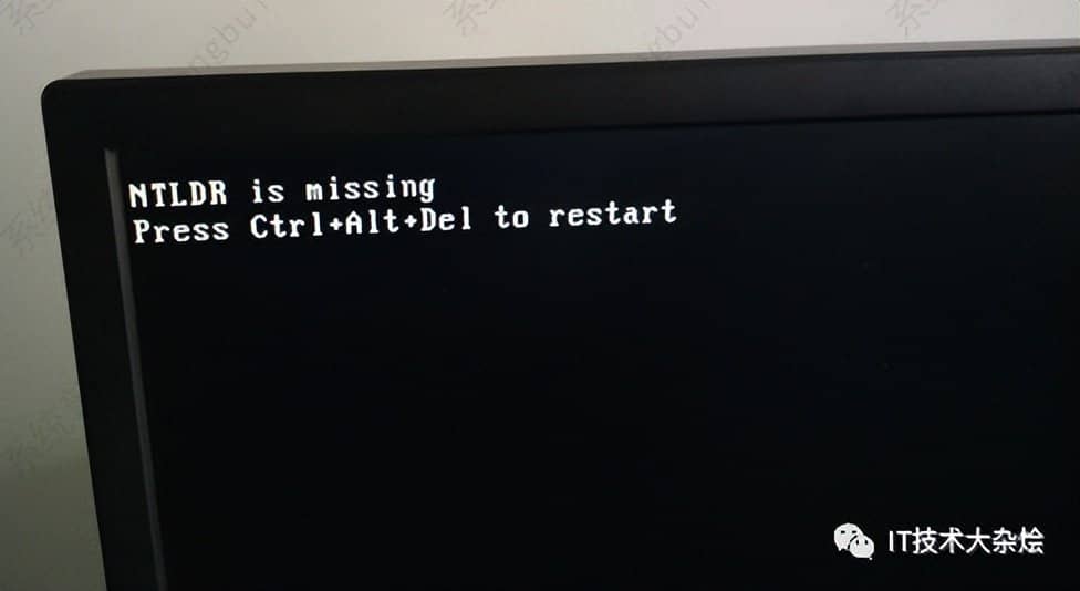 电脑上出现ntldr is missing无法开机的解决方法-第1张图片-嘻嘻笔记