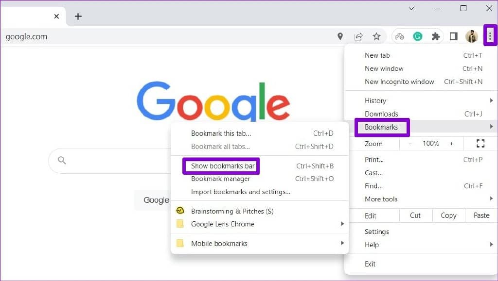 恢复丢失的 Google Chrome 工具栏的 6 大方法-第5张图片-嘻嘻笔记