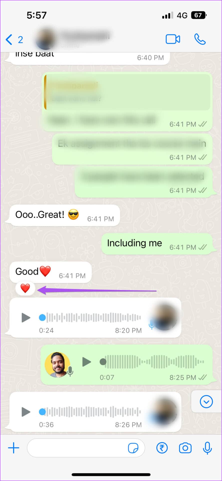 如何删除 Android 和 iPhone 上的 WhatsApp Reactions-第5张图片-嘻嘻笔记