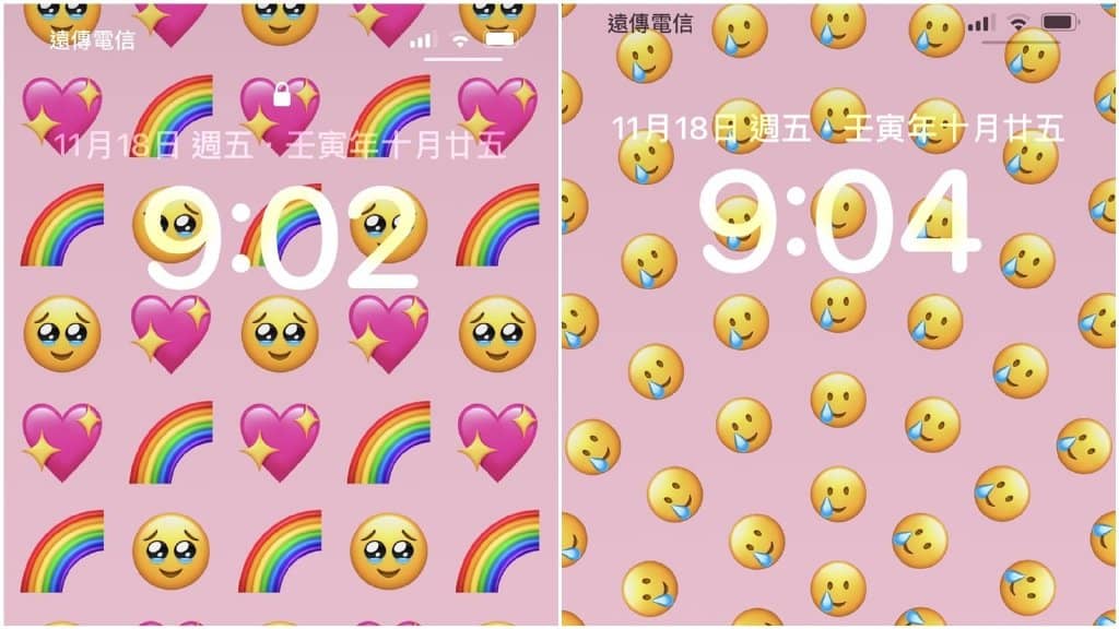 iPhone如何自制Emoji表情符号桌布？iOS表情符号桌面制作教学