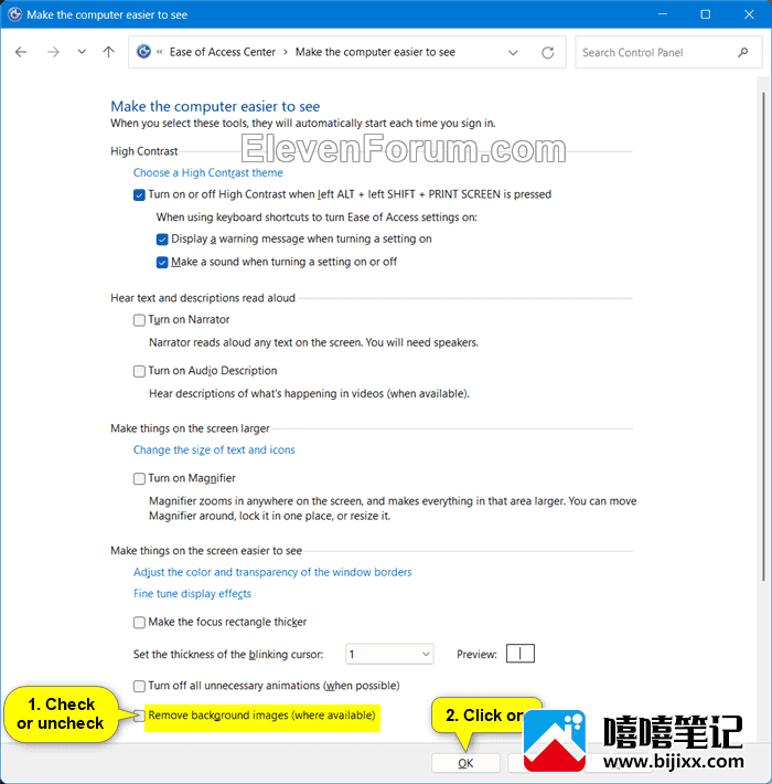  在 Windows 11 中启用或禁用桌面背景-第3张图片-嘻嘻笔记