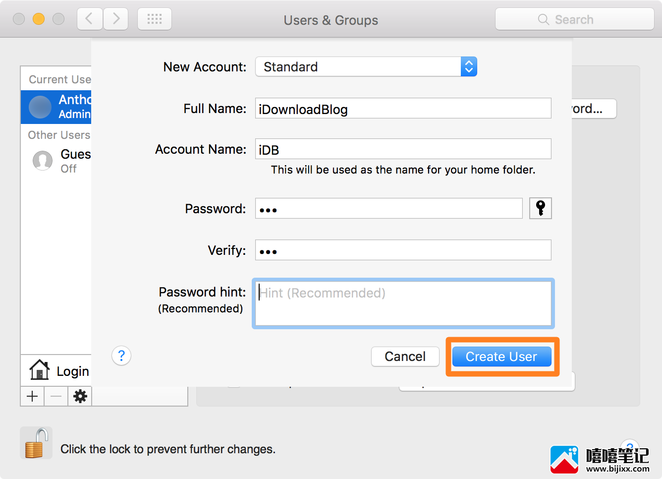 如何将新用户帐户添加到您的 Mac-第4张图片-嘻嘻笔记