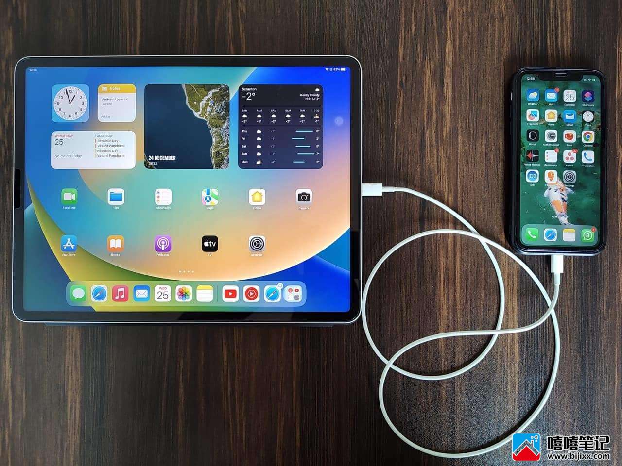 如何使用 USB 数据线将照片和视频从 iPhone 导入 iPad-第2张图片-嘻嘻笔记