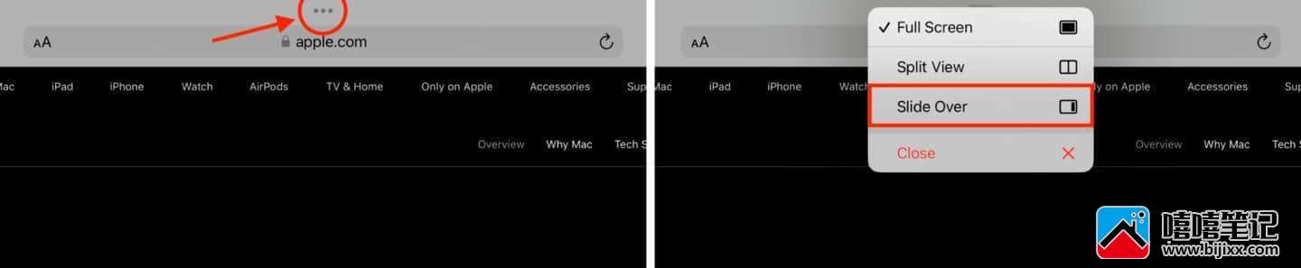 如何在 iPad 上使用 Slide Over 增强多任务处理-第9张图片-嘻嘻笔记