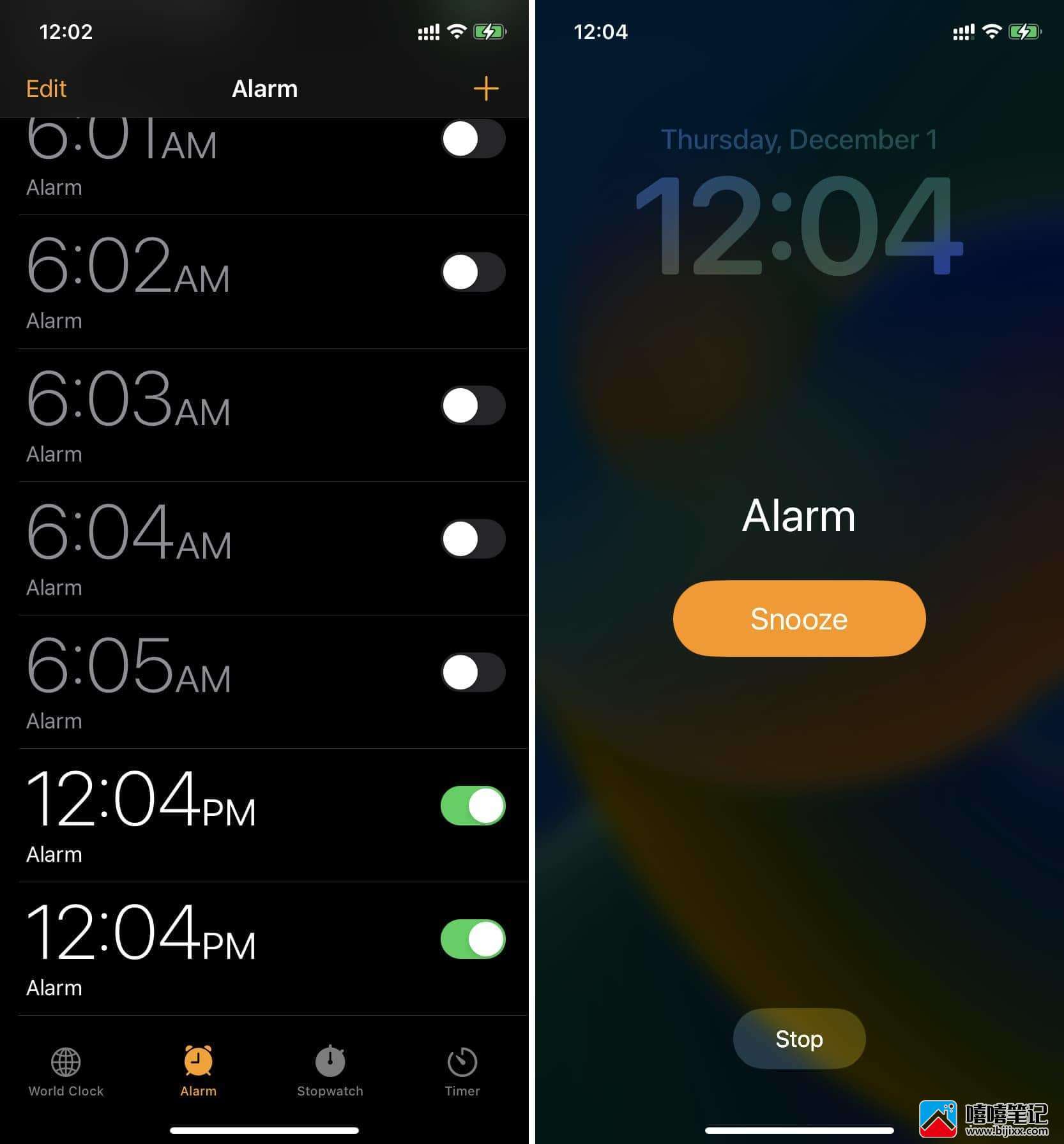 如何在 iPhone 或 iPad 上添加、关闭、删除和管理闹钟-第5张图片-嘻嘻笔记