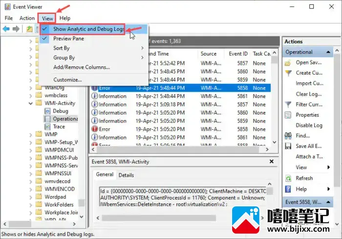 如何修复 Windows 10 上的 WMI 提供程序主机 (WmiPrvSE.exe) 高 CPU 使用率-第10张图片-嘻嘻笔记