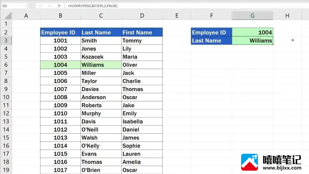 如何在 Excel 中使用 VLOOKUP 函数-第11张图片-嘻嘻笔记