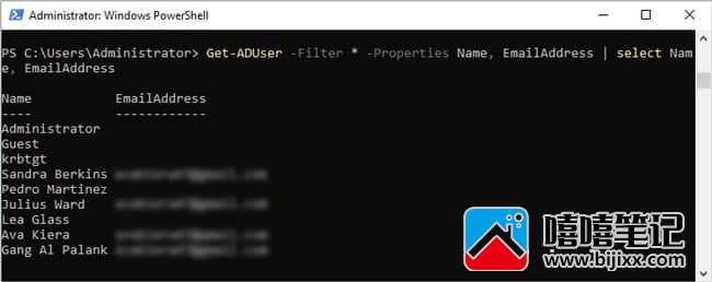 如何使用 PowerShell 获取 ADUser-第17张图片-嘻嘻笔记